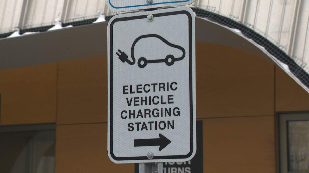 There are 42 new EV charging stations in three downtown Calgary Parking Authority locations: Convention Centre Parkade, McDougall Parkade and City Hall Parkade.