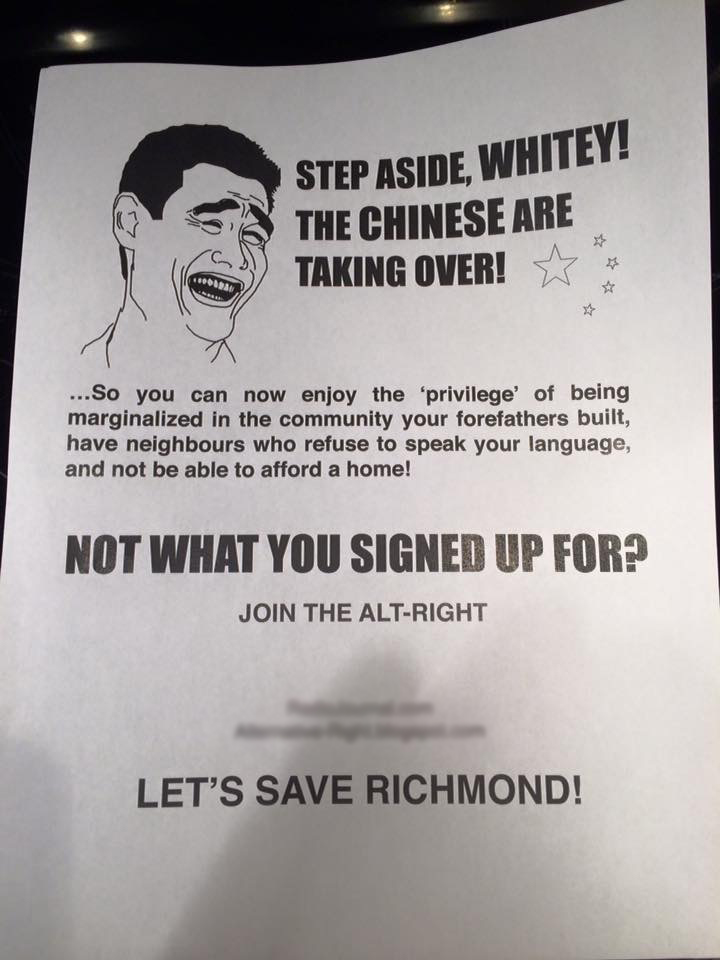 ‘Shocking’ white supremacy posters delivered to Richmond homes - image