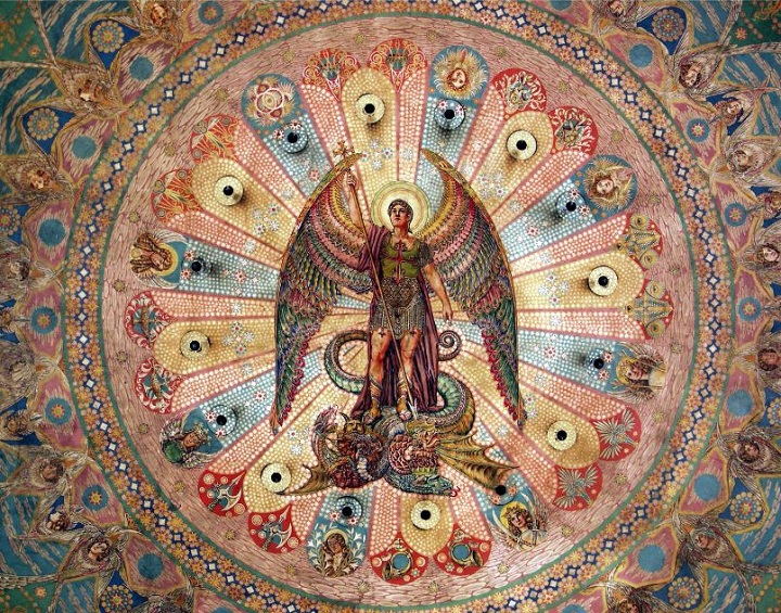 Cupola of Saint-Michael the Archangel Guido Nincheri, Courtesy of Roger Boccini Nincheri.