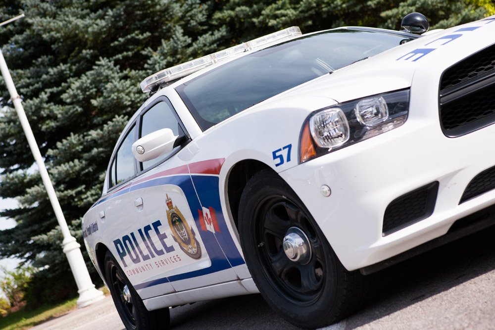 A Peterborough Police Service cruiser.