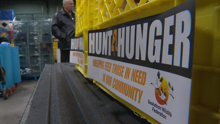 The Saskatoon Wildlife Federation made Giving Tuesday a reality for the Saskatoon Food Bank with a donation of deer meat.