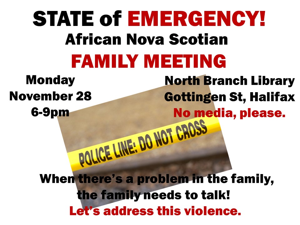 The flyer that was used to promote the event.