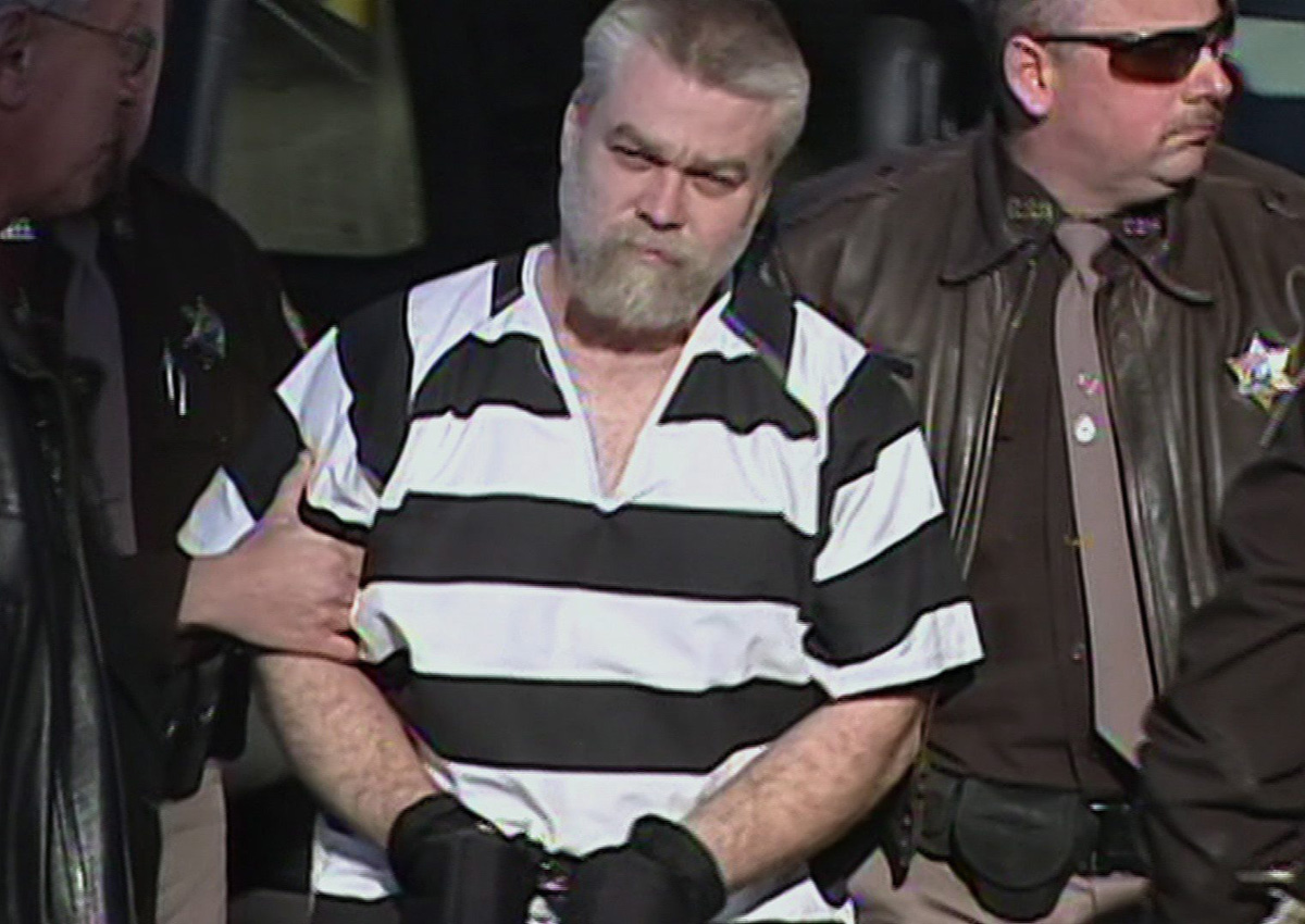 Steven Avery is seen in a still image made from video from part of the true crime series "Making a Murderer" in a handout image. 