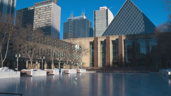 Churchill Square in Edmonton.