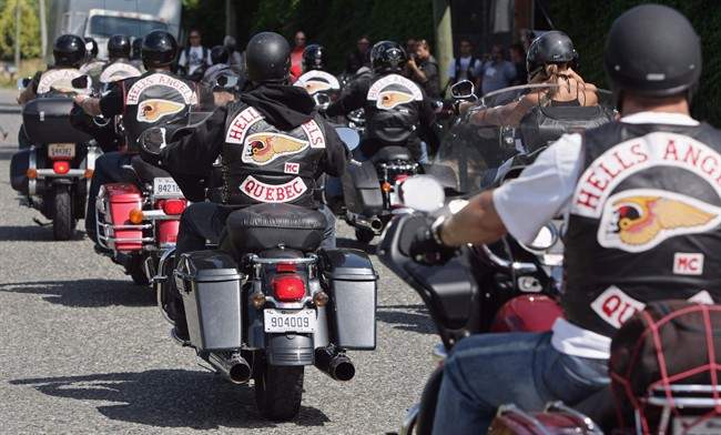 The Hells Angels are holding their annual 'The Canada Run' in Quebec for the first time in a decade. File photo.