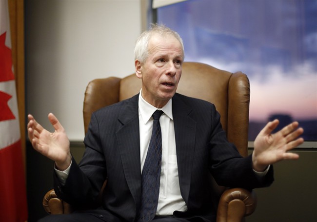 Foreign Affairs Minister Stephane Dion is shown during an interview in his office in Ottawa, Monday, December 19, 2016. 