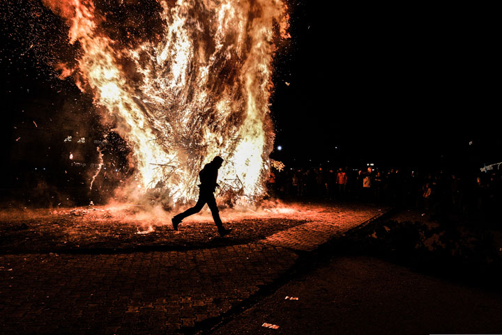 Florina bonfires