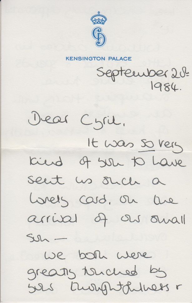 Princess Diana’s private letters saying Prince Harry is ‘constantly in trouble’ sold at auction - image