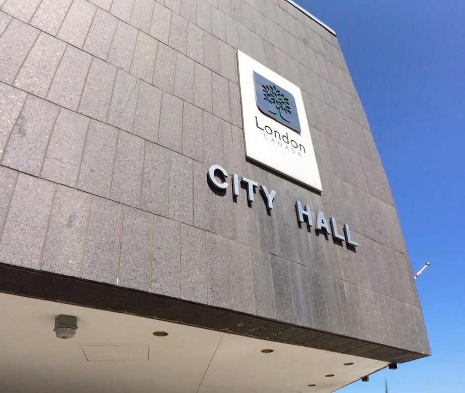 City Hall at 300 Dufferin Ave. in London, Ont.