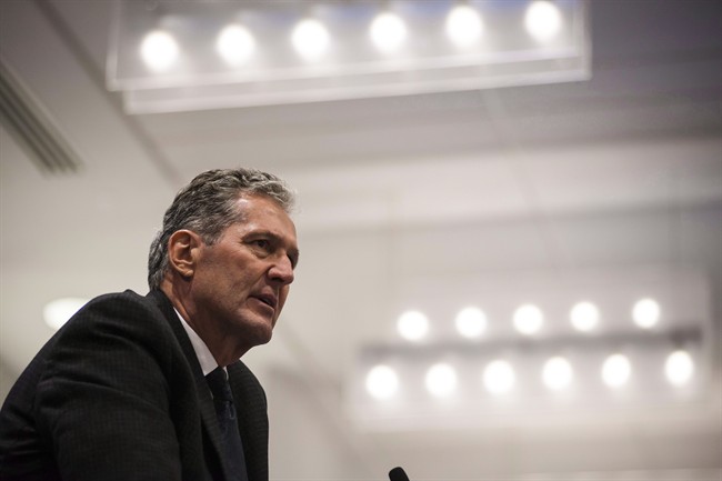 Manitoba Premier Brian Pallister speaks to the Economic Club of Canada in Toronto on Friday, January 13, 2017. 