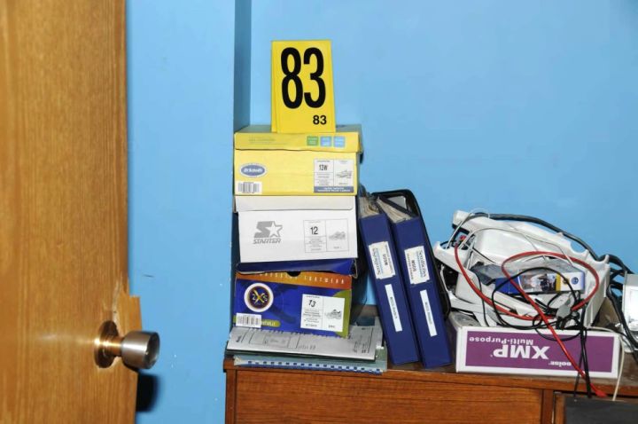 A photo from the footwear comparison presented to court at Douglas Garland’s murder trial on Jan. 20, 2017.