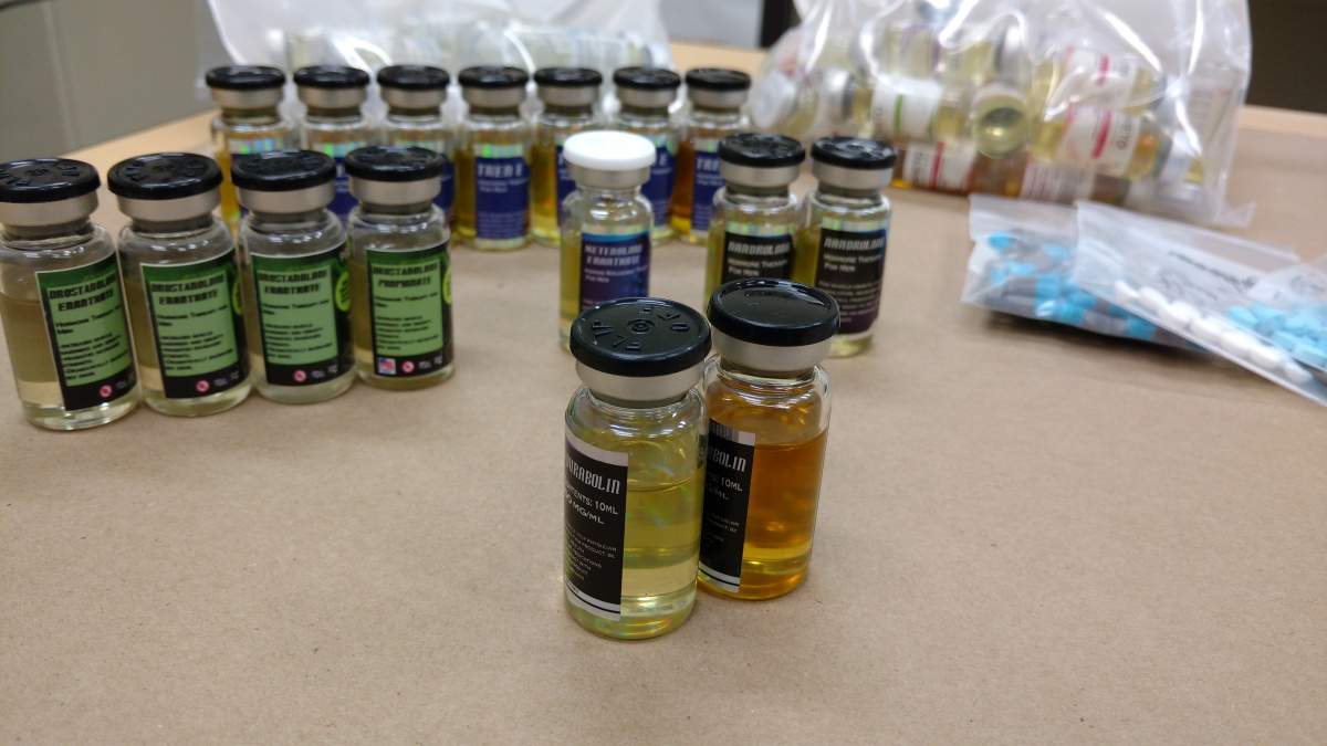Steroids seized by Wood Buffalo RCMP during a property search on Jan. 13, 2017.