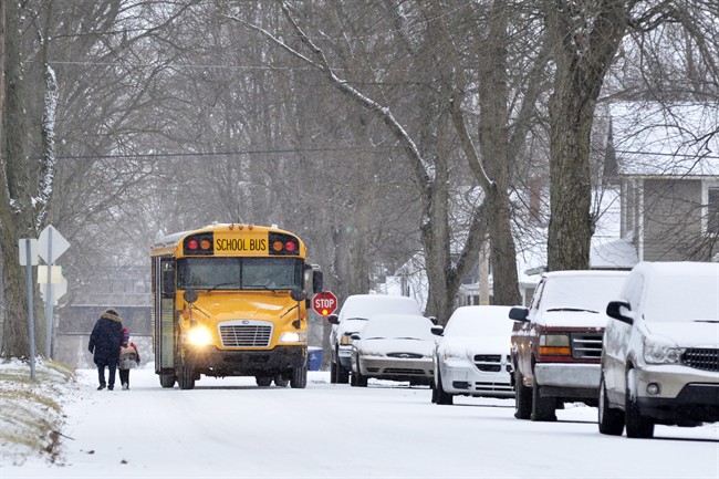 In previous winters, inclement weather could occasionally lead to the cancellation of school buses. Schools often remained open for parents and guardians who could drop their kids off and pick them up.
