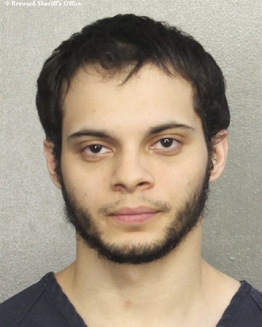 This file booking photo provided by the Broward Sheriff’s Office shows suspect Esteban Santiago in Fort Lauderdale, Fla. Santiago, the Iraq war veteran accused of fatally shooting multiple people and wounding several others at a crowded Florida airport baggage claim, is due for his first court appearance Monday, Jan. 9, 2017.