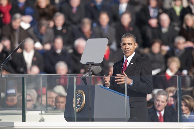 President Barack Obama, (aired January 20, 2009). photo: Steve Fenn/ABC/Courtesy: Everett Collection