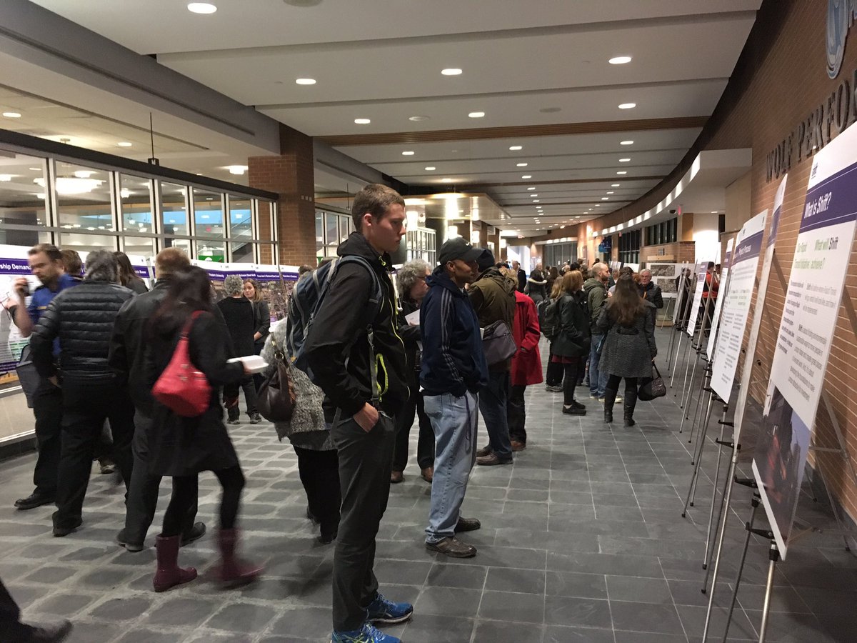 Bus rapid transit meeting at London's Central Library.