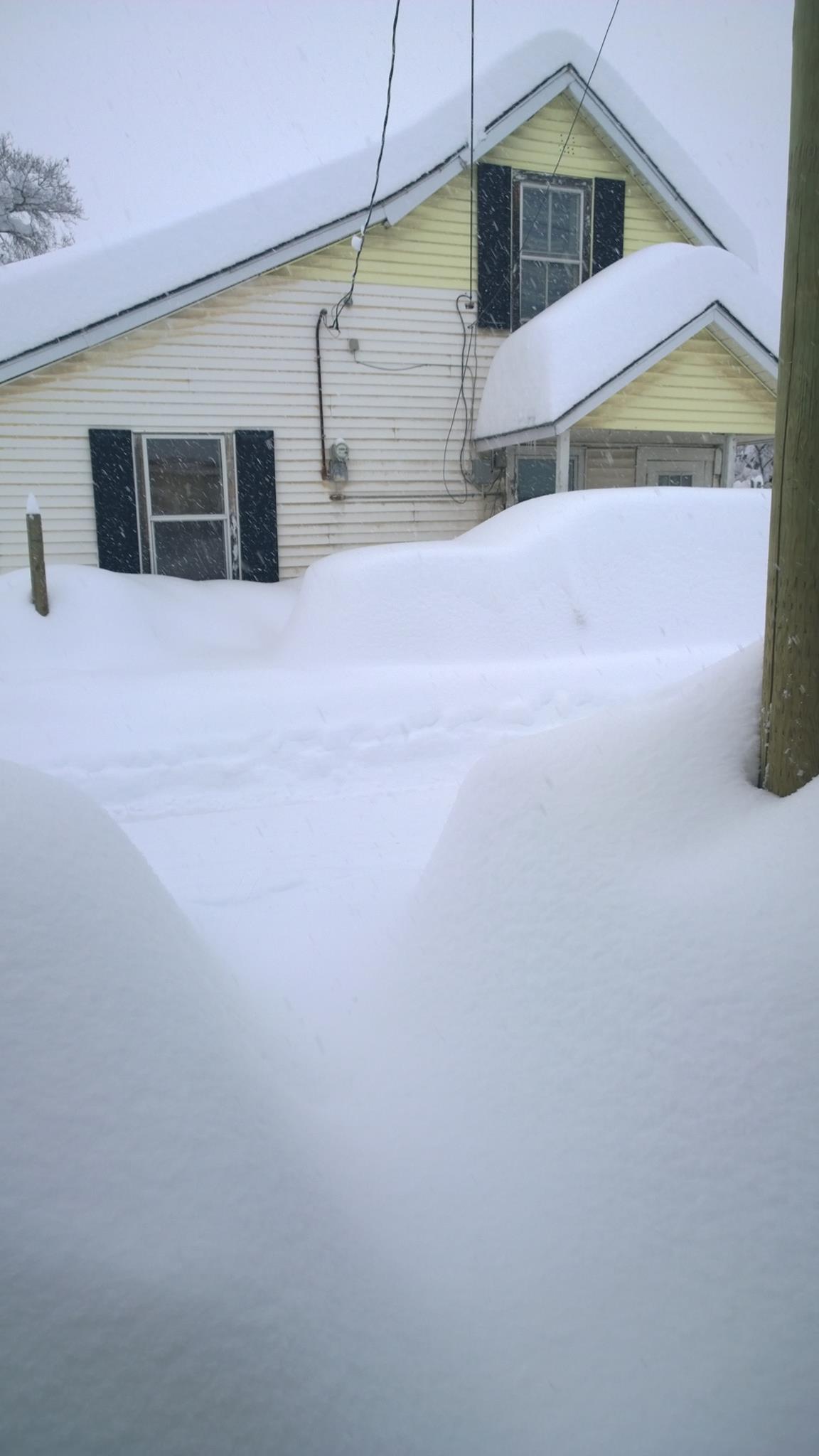 There’s a car under that mound in Cranbrook. Credit: Kathryne Hillen Wiens