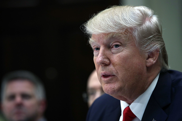 Donald Trump's administration is under fire for labeling the death of a backpacker as terrorism. (Photo by Win McNamee/Getty Images).