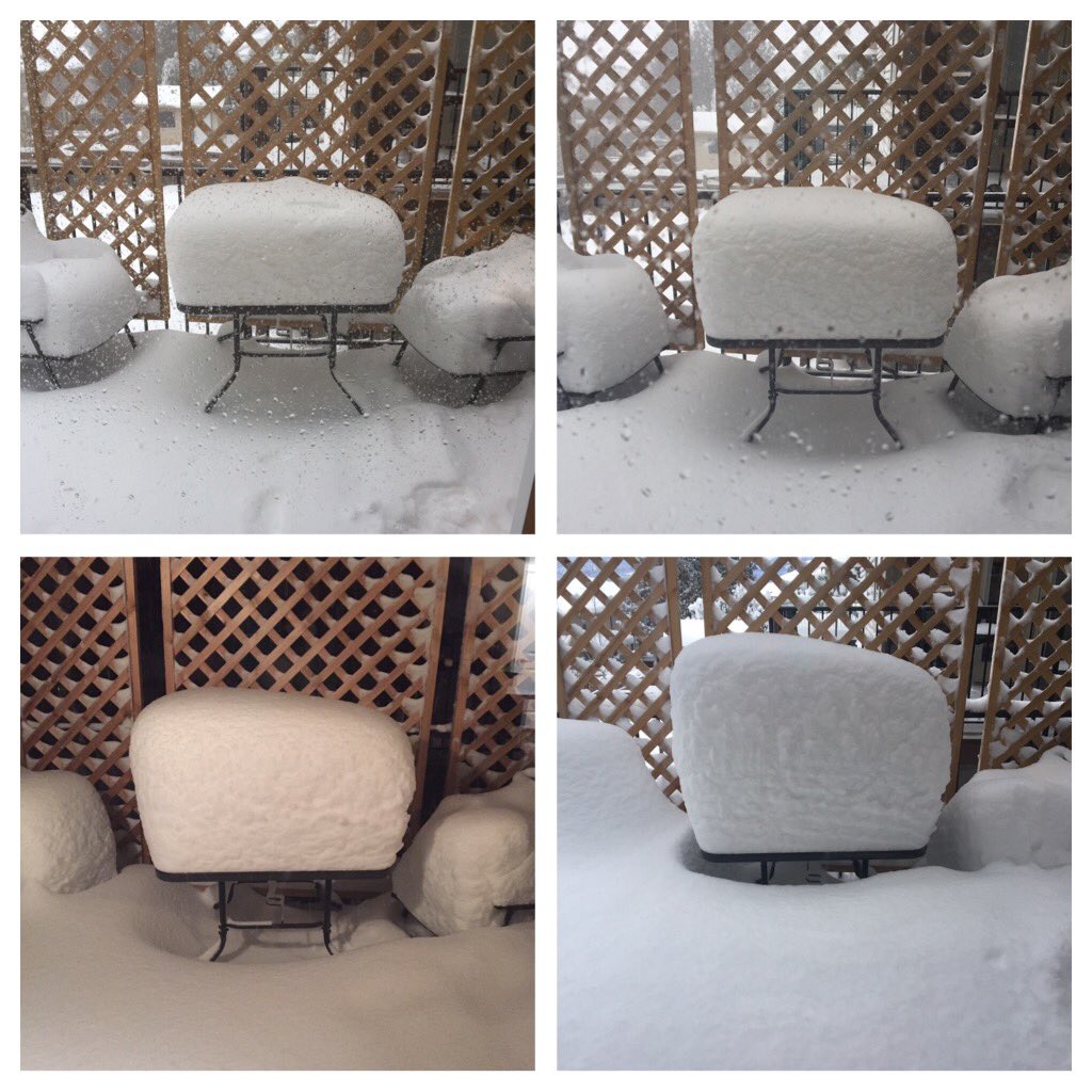 Snow in Chilliwack from Friday to Sunday.