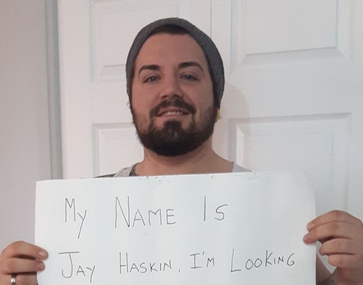 Jay Haskin has taken to Facebook in hopes of finding his older brother who was put up for adoption 11 years before he was born, .
