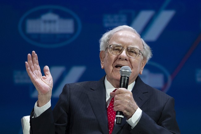 In this June 14, 2016 file photo, Berkshire Hathaway Chairman and CEO Warren Buffett addresses the White House Summit on the United State of Women in Washington.