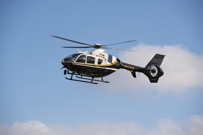 Officers say they received a report just after 6 p.m. Sunday of three adults and two children who went canoeing and were in need of help.