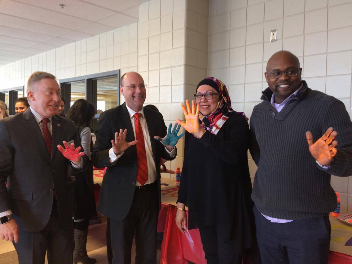 London leaders gathering together at Fanshawe College Tuesday, March 21, to fight against racial intolerance.  