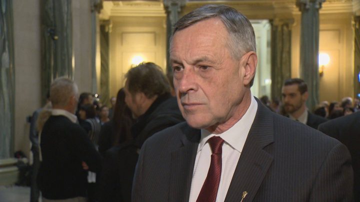 Minister responsible for the Global Transportation Hub Don Morgan.