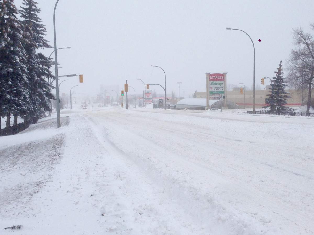 18th Street on on the southern edge of Brandon Tuesday. 