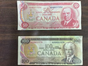 Counterfeit bills used in St. Thomas.