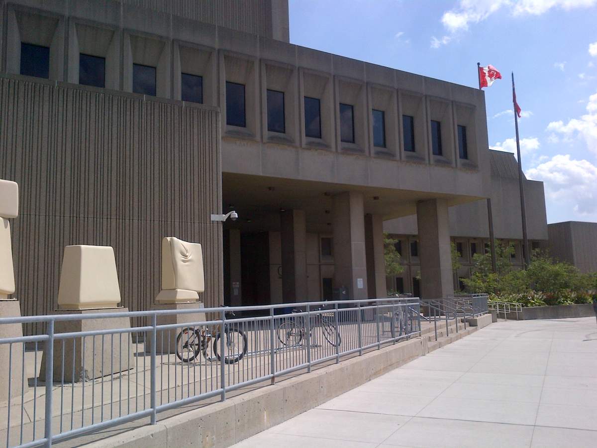 London courthouse.