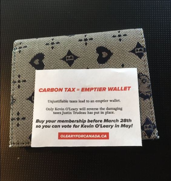This empty wallet was found by an AM640 employee outside of the station's building in downtown Toronto.