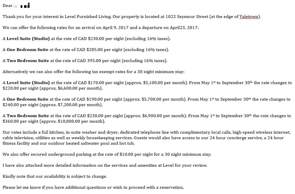 Email obtained by CKNW.