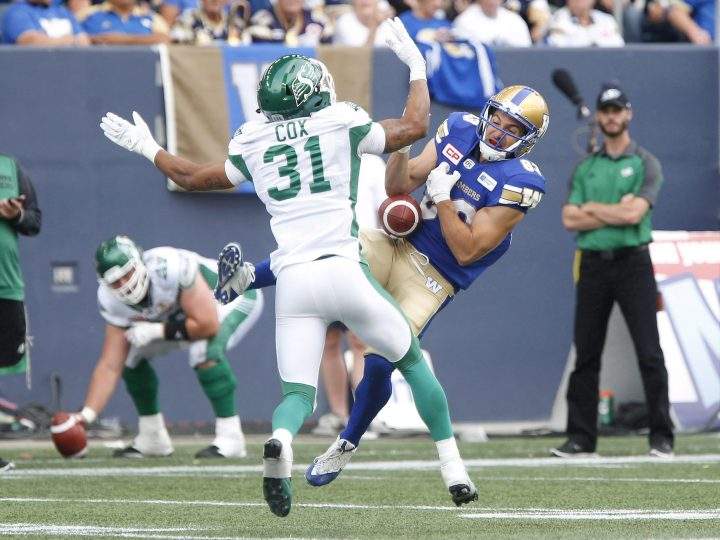 The Saskatchewan Roughriders have released Justin Cox after the team was informed he was involved in another domestic violence incident.