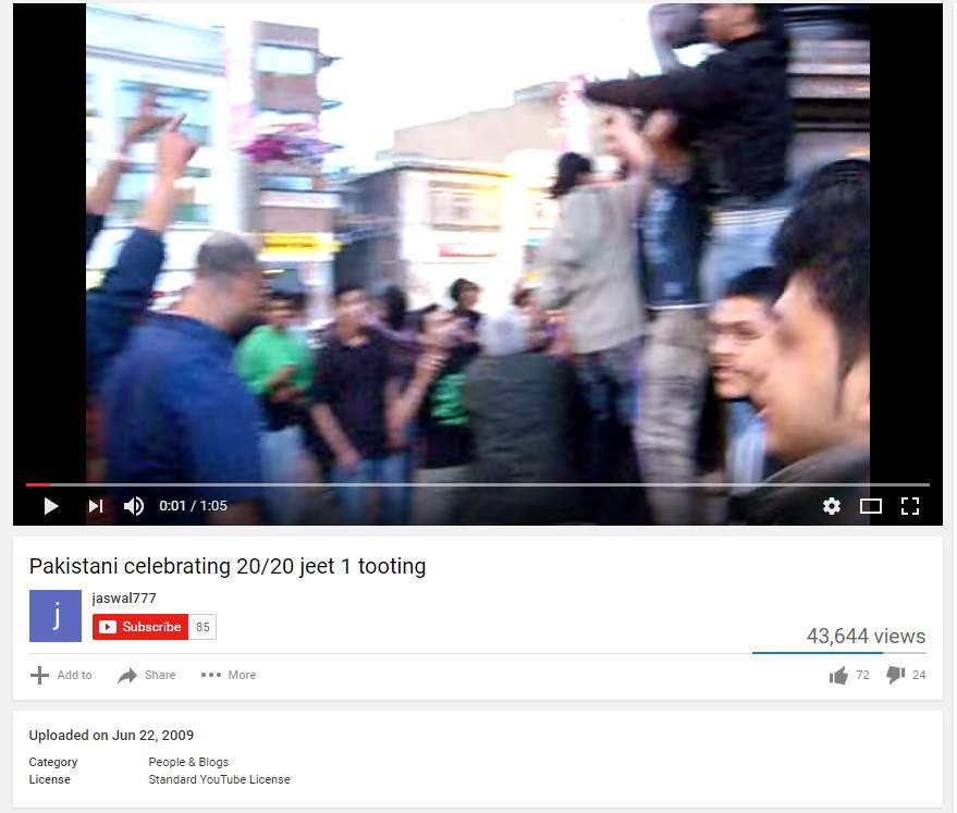 London Pakistanis were celebrating 2009 cricket win, not Paris terror attack this week - image