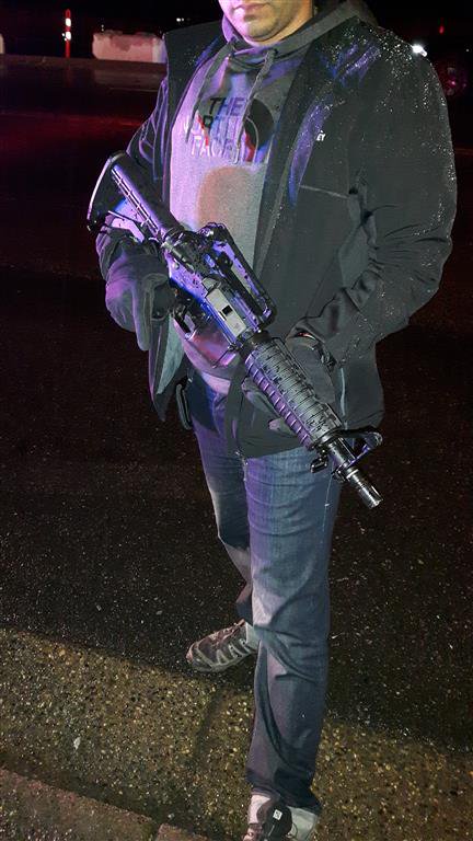 It doesn't look like a replica gun but this actually is an Airsoft gun.