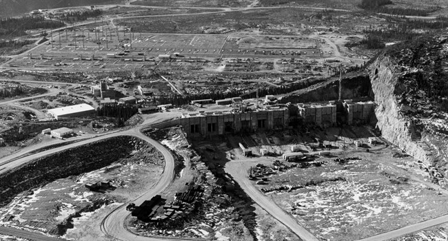The Churchill Falls power development in central Labrador, is pictured under construction which was completed in late 1971. The Supreme Court of Canada says it will review the 1969 Churchill Falls energy deal that has been highly profitable for Hydro-Quebec but much less so for Newfoundland and Labrador. Under the deal, Hydro-Quebec agreed to buy almost all the energy generated by a hydroelectric plant to be built on the Churchill River in Labrador. 