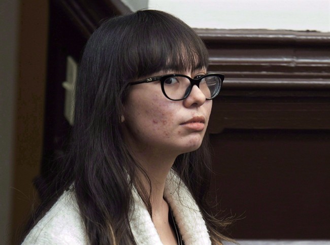 Lindsay Souvannarath arrives at provincial court in Halifax on Friday, March 6, 2015.