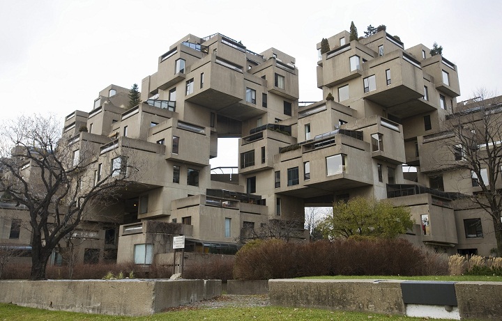 Habitat 67 is shown in Montreal, Wednesday, November 30, 2011.