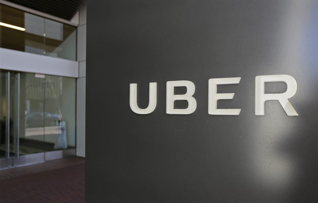 An exterior view of the headquarters of Uber in San Francisco, California as seen on March 1, 2017.