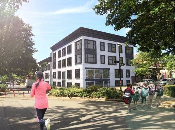 The building in Strathcona where micro suites are being rented for $1,700 a month.