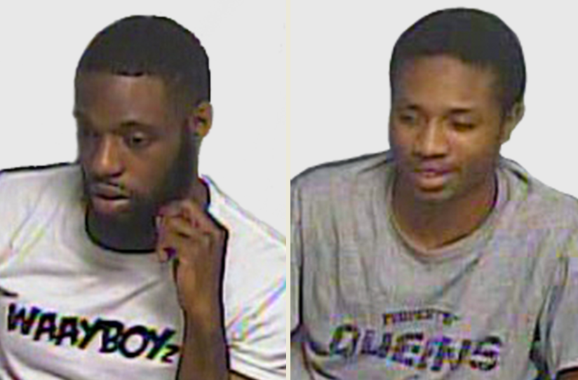 Rushawn Anderson, 19 (right), turned himself in for triple shooting in Woodbridge. Nicholas Rhoden, 26 (left), is still at large.