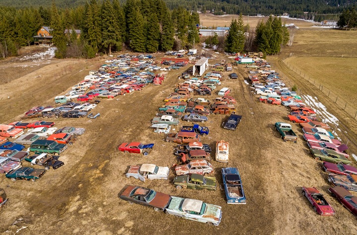 B.C. property with 340 vintage cars on sale for $1.45M - image