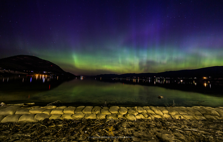 The view from Okanagan Beach in Penticton.