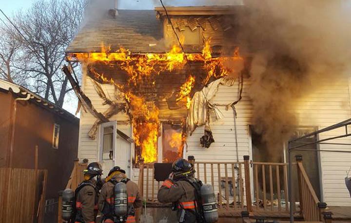 Saskatoon firefighters were called to a house fire in the King George neighbourhood on Friday morning.