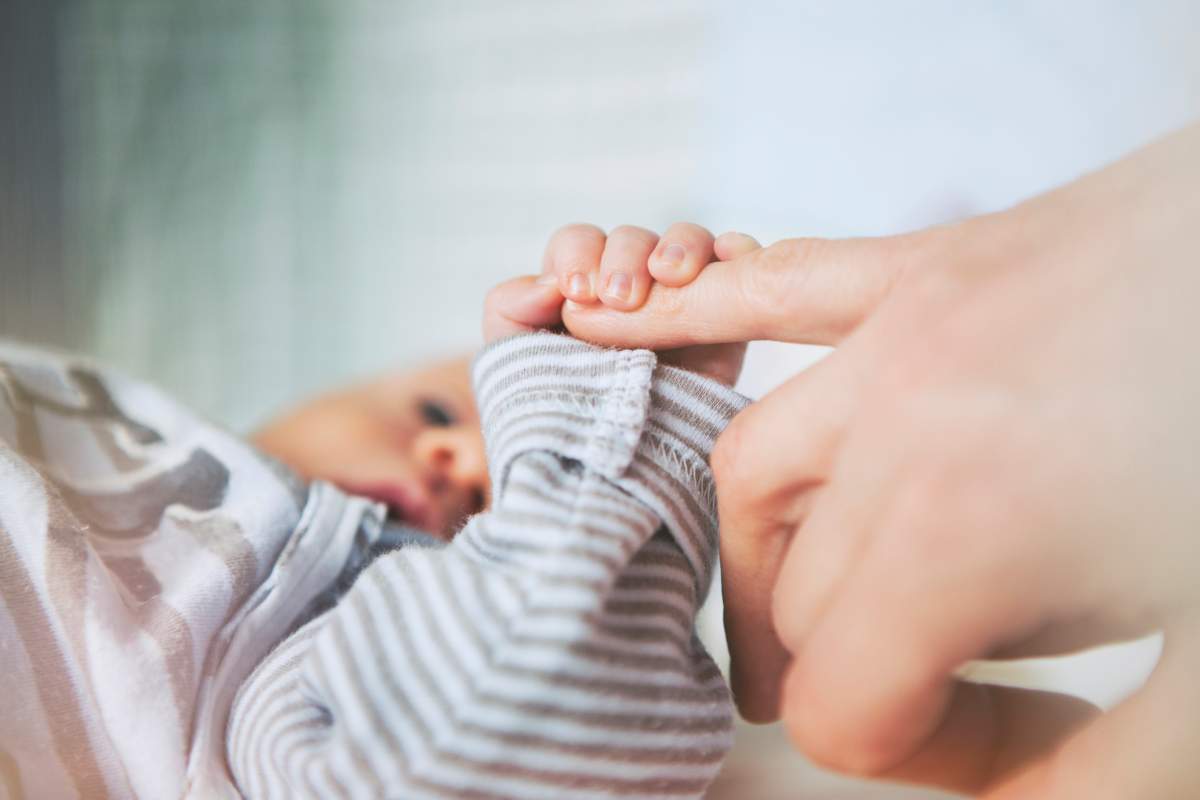 A file photo of a baby's arm.