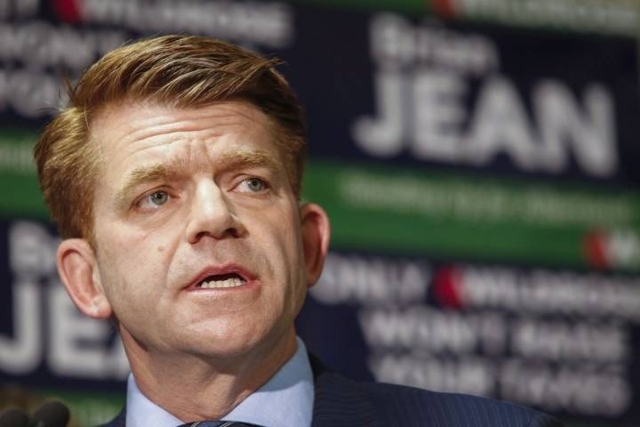 Wildrose leader Brian Jean .