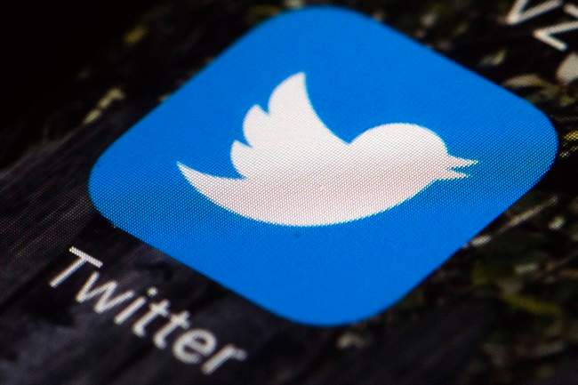 File photo shows the Twitter icon on a mobile phone, in Philadelphia. On Thursday, May 18, 2017,