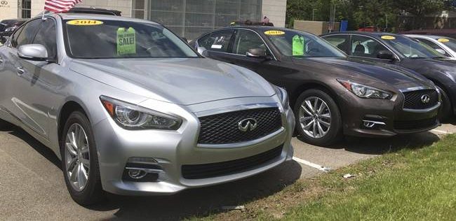 A 2017 file photo of an Infiniti Q50.