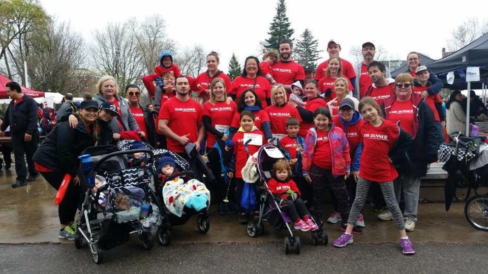 Team Dunner at the Mandarin MS Walk on May 1, 2016, in London, Ont.